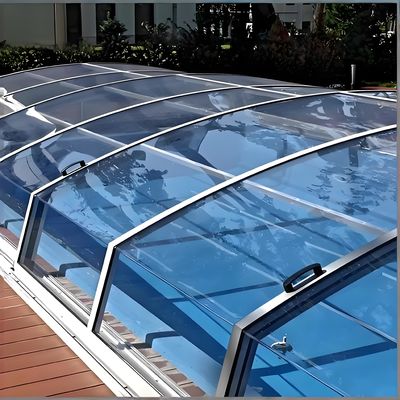 Ein guter Preis. 16 mm leichte, flexible Polycarbonat-Pool-Schließplatte für schnelle Innenpool-Abdeckung Online