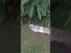 8-16mm PC Profil Schnallkappe Auf und Ab Schnalle für Polycarbonatblech