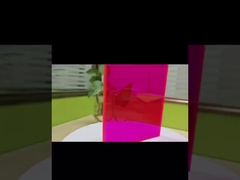 rosafarbenes Polycarbonatmassivblech