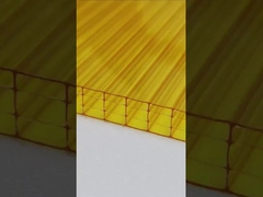 10 mm gelbe Vierschicht Polycarbonatfolie
