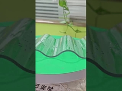 UV-Schutz Langlebiger Polykarbonat aus Wellblech 6m individuell angepasste Länge