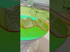 Fliesen aus Orange-Polycarbonat