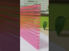 orange PC Hohlkammerplatte