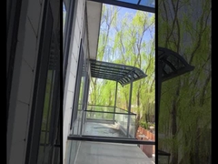 Aluminiumlegierungsrahmen graue Polycarbonat-Dachabdeckung 2