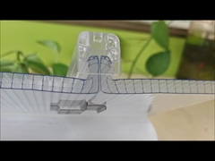 6-lagige U-Schloss-Polycarbonatplatte