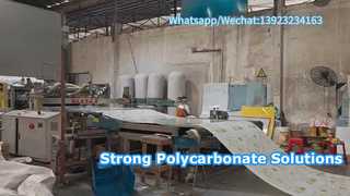 Herstellung und Transport langlebiger Polycarbonatplatten und Vordächer