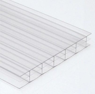 Ein guter Preis. Durchsichtige Doppelwand-Polycarbonat-Dachplatte mit modernem Design 4 mm-20 mm Dicke Online