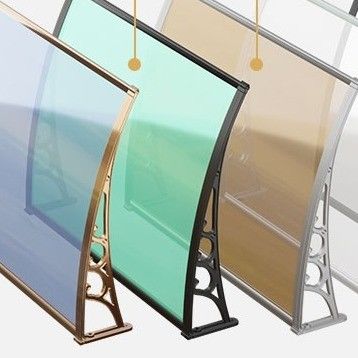 3 mm bis 10 mm Dicke Kunststoff PC PP-Material Transparentes Dachschuppen