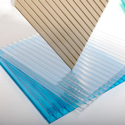 UV-beständiges 8mm-Polycarbonat-Hohlblech für die Gewächshausbedeckung