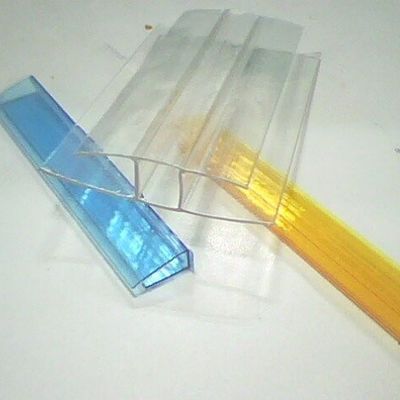 4 mm 6 mm 8 mm 10 mm Polycarbonatprofil H-Anschluss für Platten- und Plankenanschluss