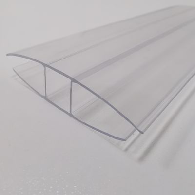 Farbenfrohe Polycarbonatprofile H für Polycarbonatbleche pc Profil H mit UV-Abdeckung geeignet für 4mm 6mm 8mm 10mm