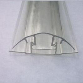 8-16mm PC Profil Schnallkappe Auf und Ab Schnalle für Polycarbonatblech
