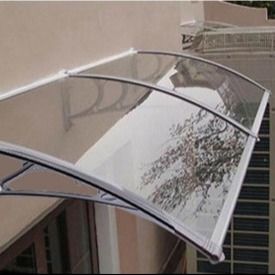 1000 mm Plastikhalter Klares Feststoff Polycarbonat Fenstertanlage UV-Schutz