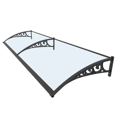 DIY PC Hohlblech Balkon Balkon mit Kunststoff oder Aluminium Halterung Für Patio Cover Markise Um Lärm zu reduzieren