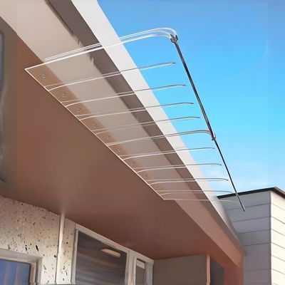 Ein guter Preis. Klare, unsichtbare DIY Polycarbonat-PC-Scheibenmauer, eine Wetterschutzoption mit geringer Wartung Online