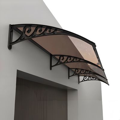Wandgebundenes Fensterdach mit Temperaturwandelbeständigkeit und Aluminiumprofilrahmen