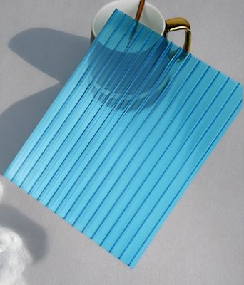 4mm 4*8 Fuß Blau Polykarbonat Hohlblatt mit Honighalsstruktur