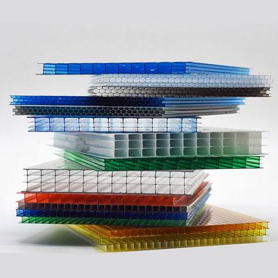 Leichtgewichtiges, langlebiges, 6 mm bis 20 mm hohes Polycarbonat-Hohlblatt für einfaches Handling