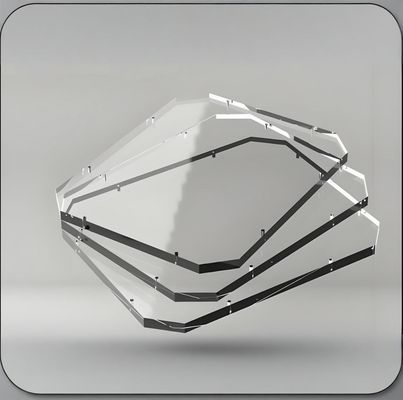 Ein guter Preis. angepasstes Schneiden Transparentes 3mm 3,05m*3,05m Acryl PMMA-Blatt für Beschilderung und Anzeige Online