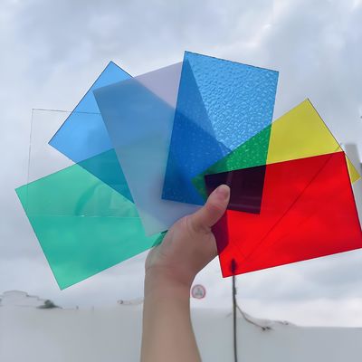 4*8 Fuß farbiges Feststoff Polycarbonat Dachfliesenmaterial für natürliches Licht und Energieeffizienz