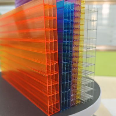 Ein guter Preis. Temperaturbeständig 16 mm Orange Polycarbonat Hohlblech von -40 ° C bis 120 ° C Online