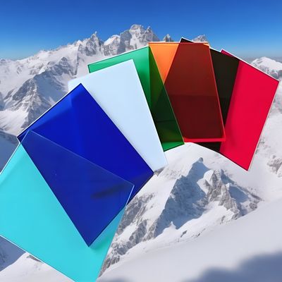 OEM Rot Blau Grün Braun Opal Orange Gelb 1,22m*2,44m Polykarbonatmassivblech mit 200 Mal stärkerem Aufprall als Glas