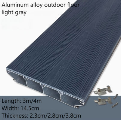 Schlupfffest langlebige TPE-beschichtete Aluminium-Legierungsböden für Außenwege