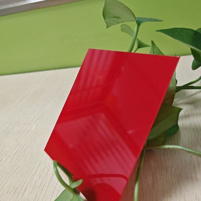Opaque durchsichtige rote Polykarbonat-Festplatte mit UV-Beschichtung