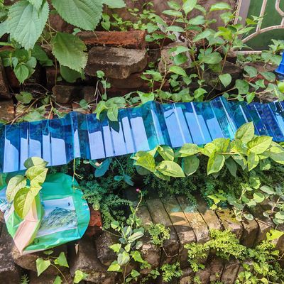 Ein guter Preis. 0.8mm bis 2.8mm blaue Wellpappe PC-Platte für wetterfeste Dächer und Vordächer Online