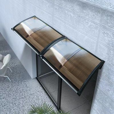 Ein guter Preis. Bronze Easy Assembly amp Installation DIY Polycarbonate Awning with Plastic Frame amp Integrated Gutter System Online