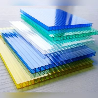 Ein guter Preis. Doppelstegplatten 4mm bis 20mm Leichte und langlebige Kunststoff-Polycarbonat PC Hohlkammerplatten für Hochleistungs-Abdeckungssysteme Online