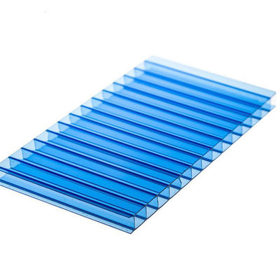 Ein guter Preis. 6mm to 10mm Blue Polycarbonate Sheet with Multi-Wall Structure for UV Protection and Diffused and Pleasant Ambient Illumination Online