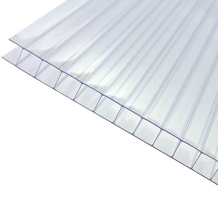 Ein guter Preis. Multiwall Polycarbonat Hohlblatt 8mm Dicke Twinwall Panel bietet eine leichte dauerhafte Lösung mit UV-Schutz und hohe Festigkeit Online