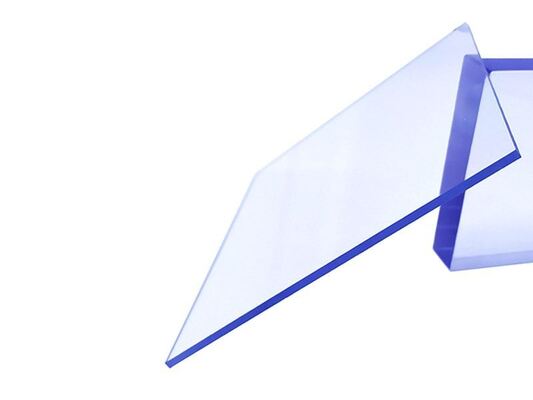 Ein guter Preis. Polycarbonatmassivblech Dichte 1,2 gcm3 Hohe Aufprallfestigkeit Dauerhaftes transparentes Material für industrielle Anwendungen Online