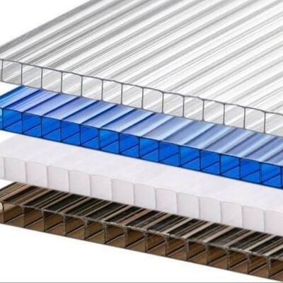 Ein guter Preis. Ursprungsort Guangdong Schutzfilm aus Polycarbonat, auf beiden Seiten bedeckt, Hohlplatte, transparentes, langlebiges, isoliertes Panel Online