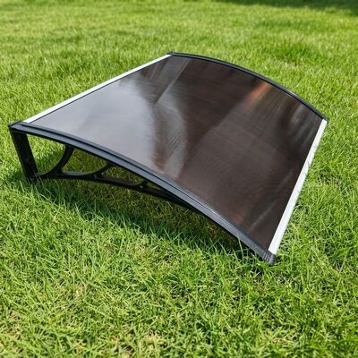 Ein guter Preis. Markise aus Polycarbonat mit braunem Fenster und Halterung aus Kunststoff oder Aluminium, die für langanhaltenden Schutz und verbesserte Ästhetik sorgt Online