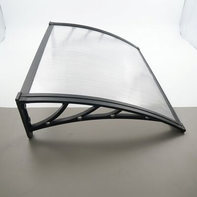 Ein guter Preis. Manuelle Polycarbonat-Fenstermarkise mit transparenter 2,5 mm starker Polycarbonat-Vollplatte oder 5,0 mm starker Polycarbonat-Hohlplatte aus PC-Plattenmaterialien Online