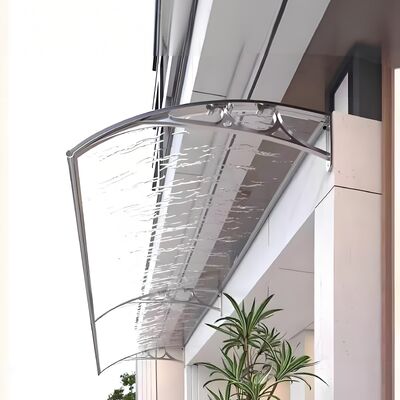 Ein guter Preis. Aluminiumrahmen Polycarbonat Fenstertanke Tür Fenstertanke Schutzfest Wetterbeständig Leichtgewicht Abdeckung Online