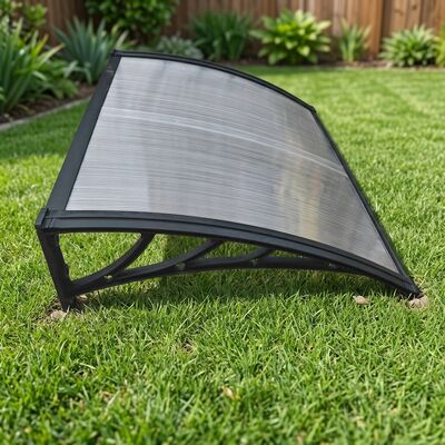 Ein guter Preis. Wandmontiertes Türvordach aus Polycarbonat mit Wetterbeständigkeit von minus 40 °C bis 120 °C, geeignet für Türen Online